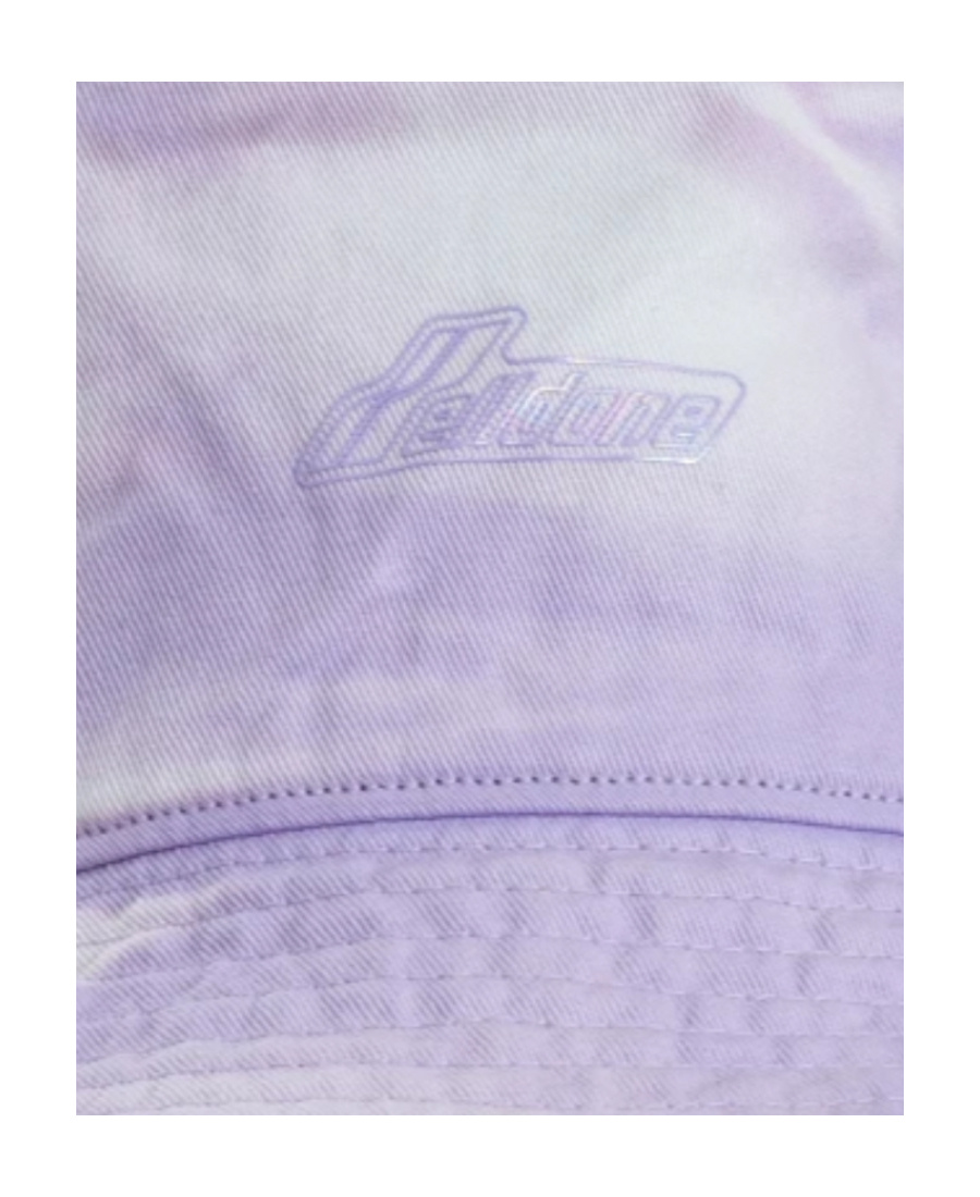 We11 Done Logo-embroidered Bucket Hat In Purple