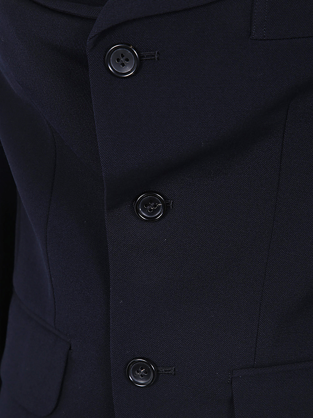 COMME DES GARÇONS COMME DES GARÇONS COMME DES GARÇON TWILL BUTTONED BLAZER 
