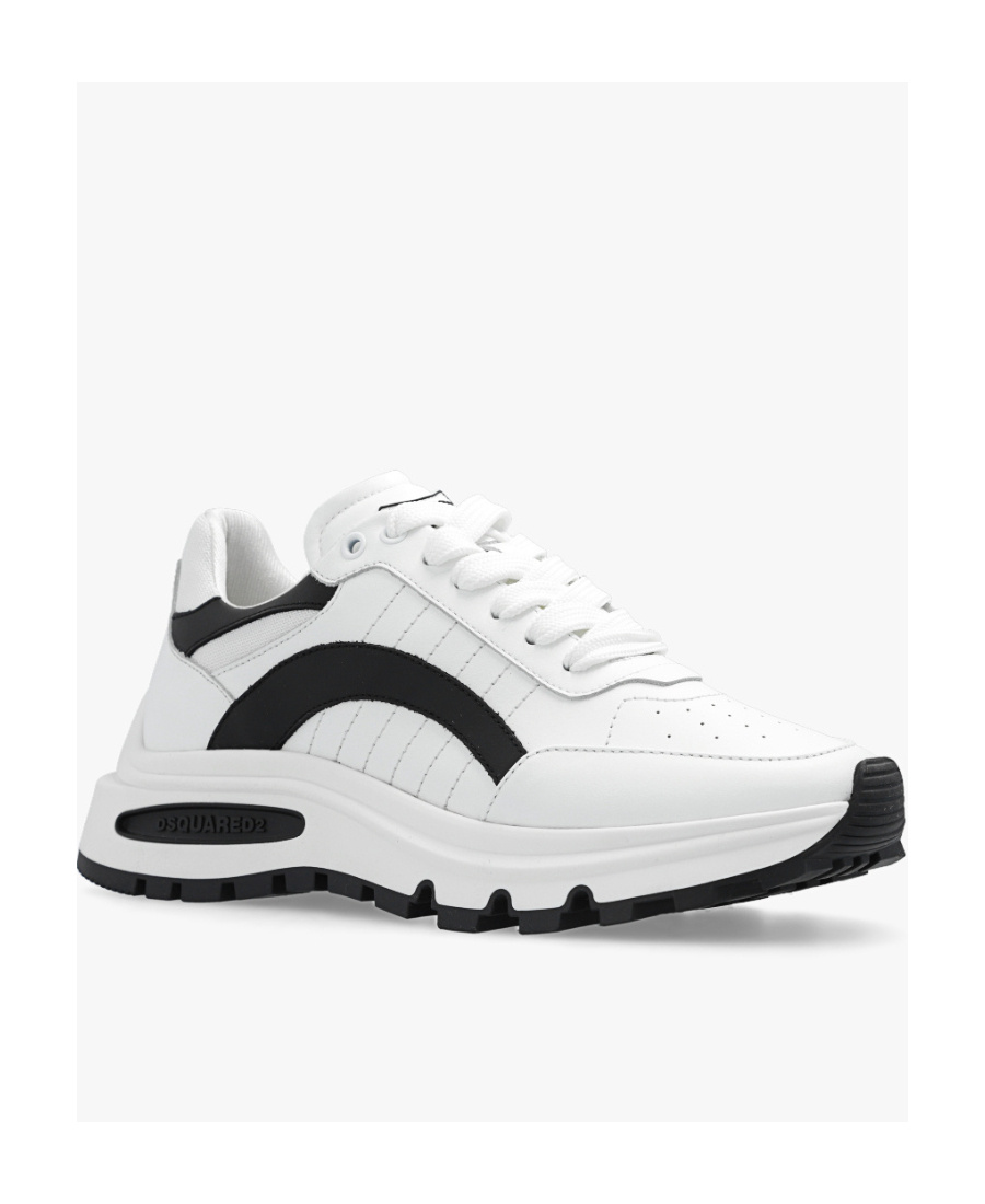 Dsquared2 Two-tone Chunky Sneakers In White
