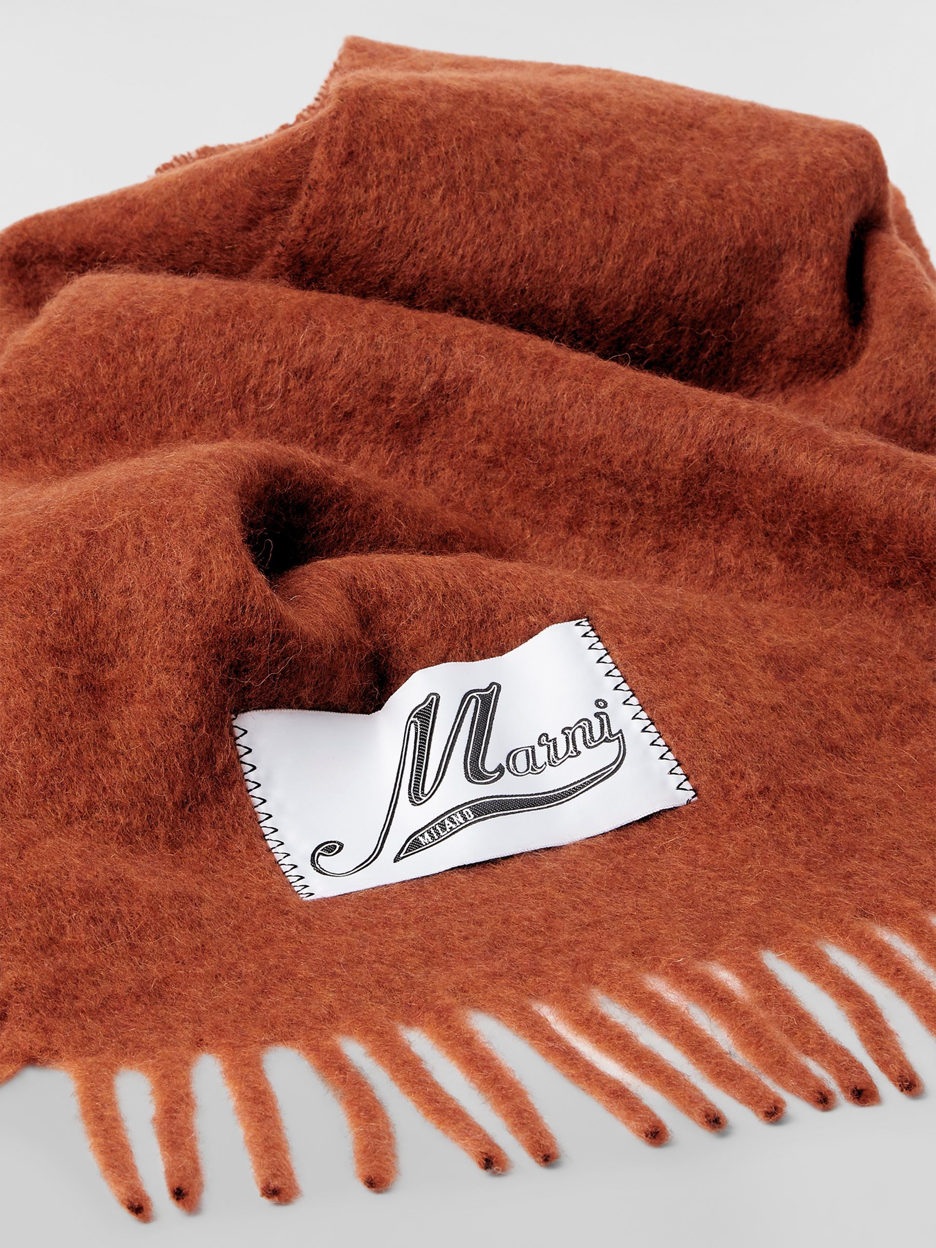 Marni Scarf With Stylish Fringed Edges