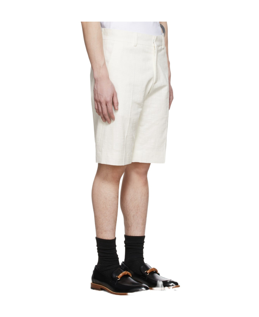 Casablanca Off-white Cotton Shorts In White