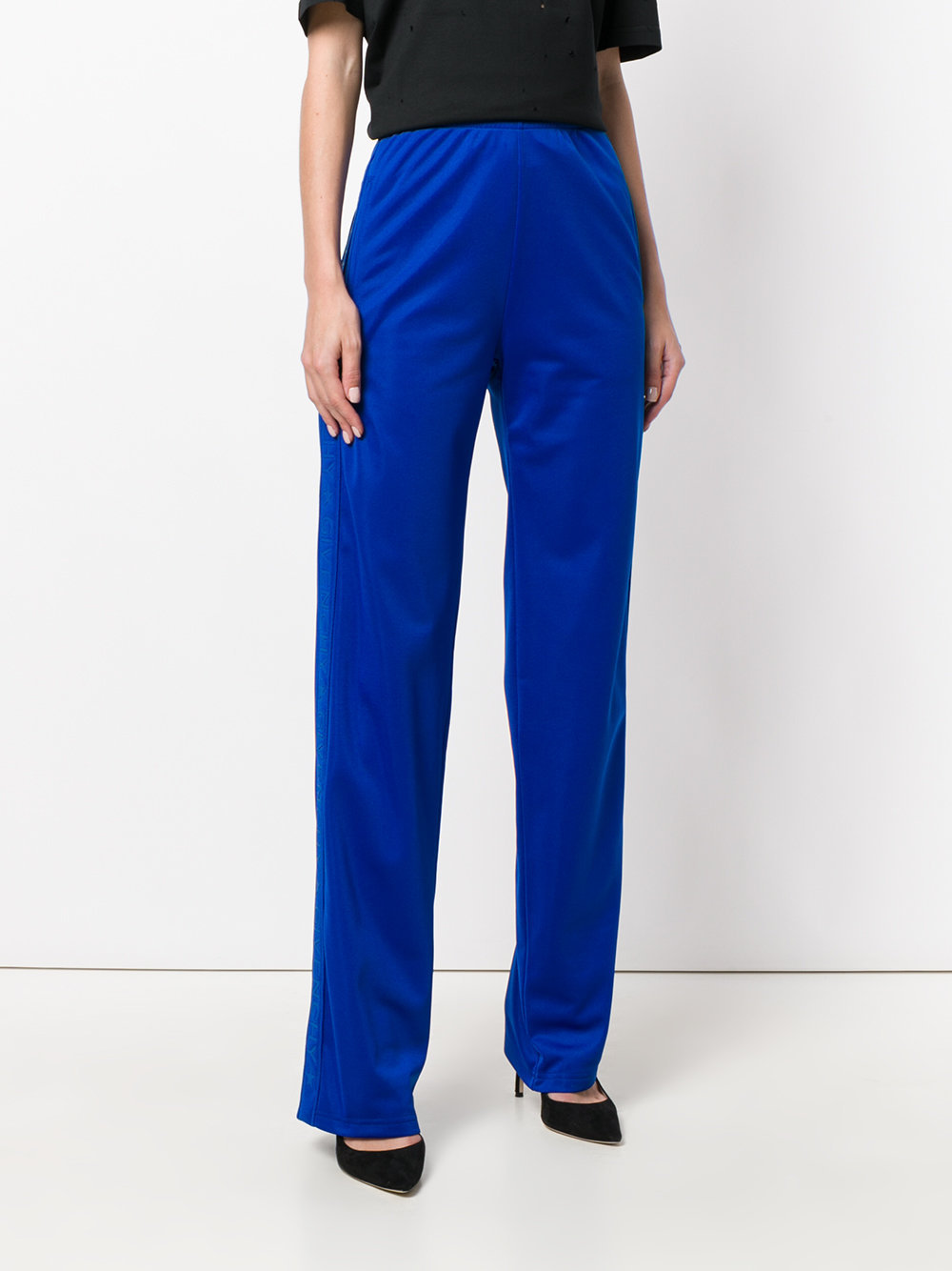 Givenchy Logo Casual Pants In Blue