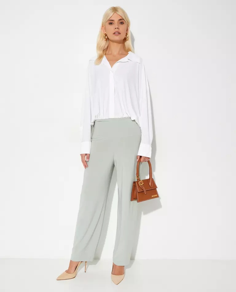 Shop Norma Kamali Long-sleeved Jumpsuit In White