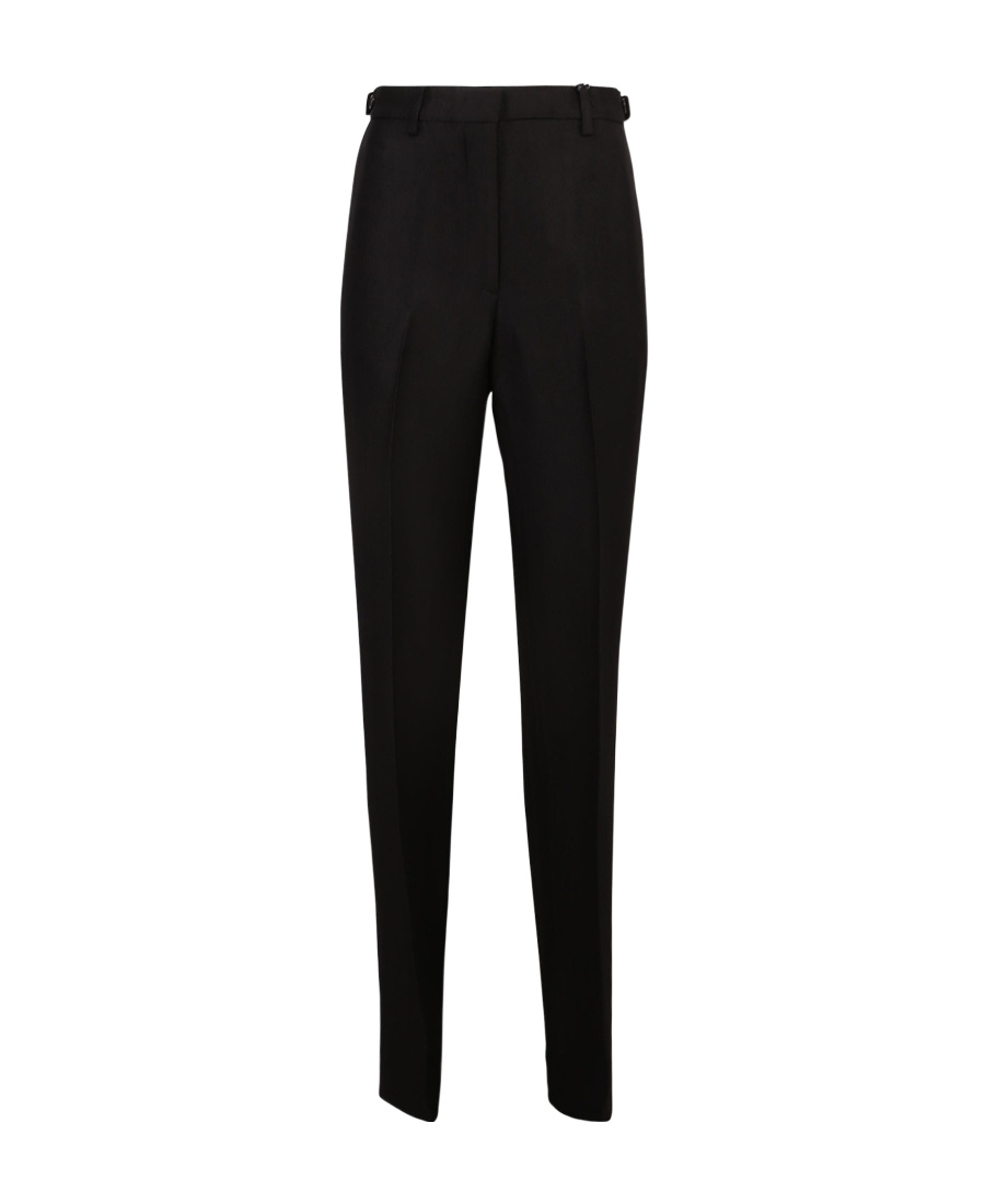 Msgm Straight Trousers In Black