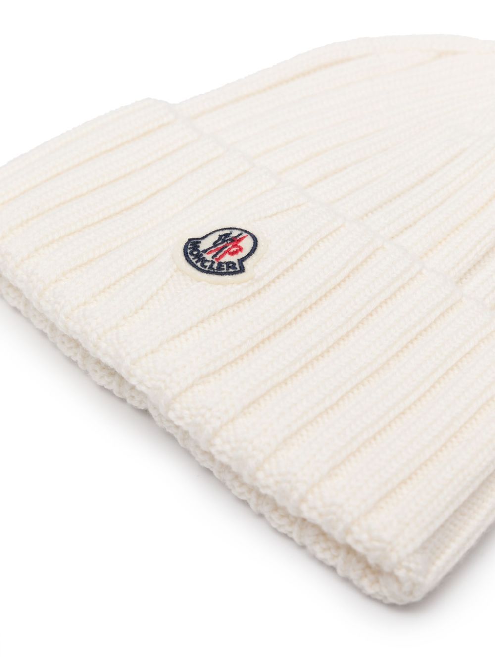 Moncler Logo Hat In White