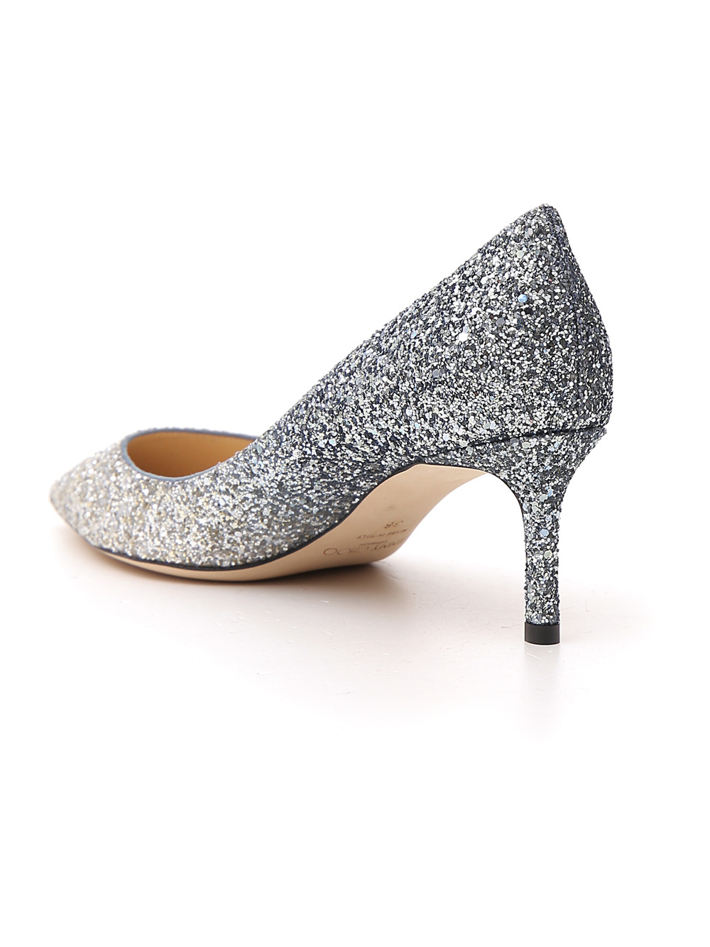 Jimmy Choo Multicolor Glitter Fabric Romy 85 Pumps In Multicolor