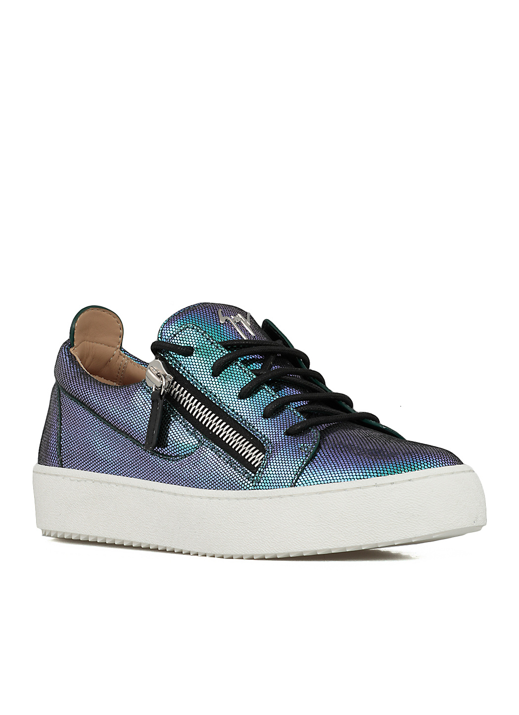 Giuseppe Zanotti Side Zip Sneakers In White