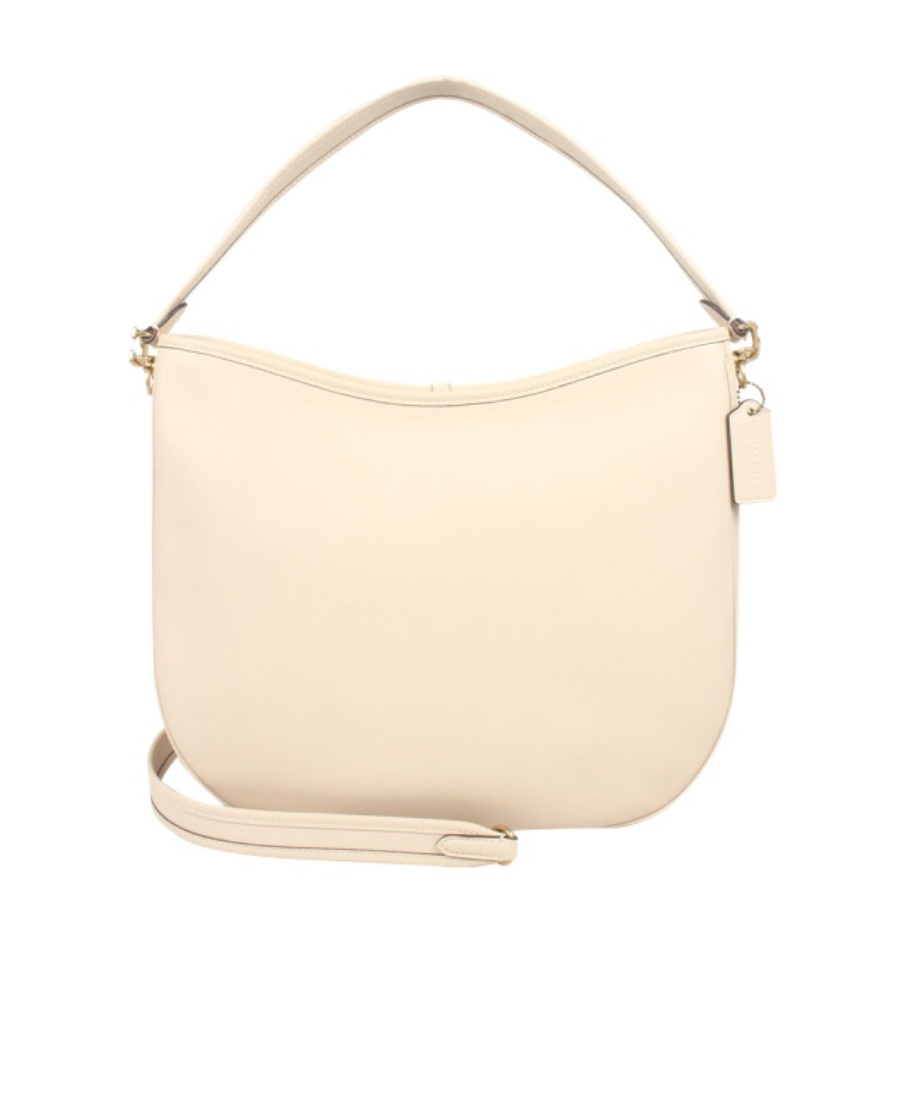 Coach Logo Shoulder Bag In Nude