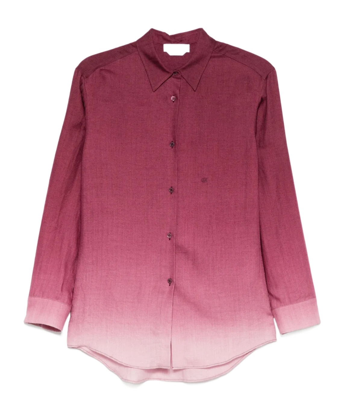 Gabriela Hearst Reyes Shirt In Burgundy