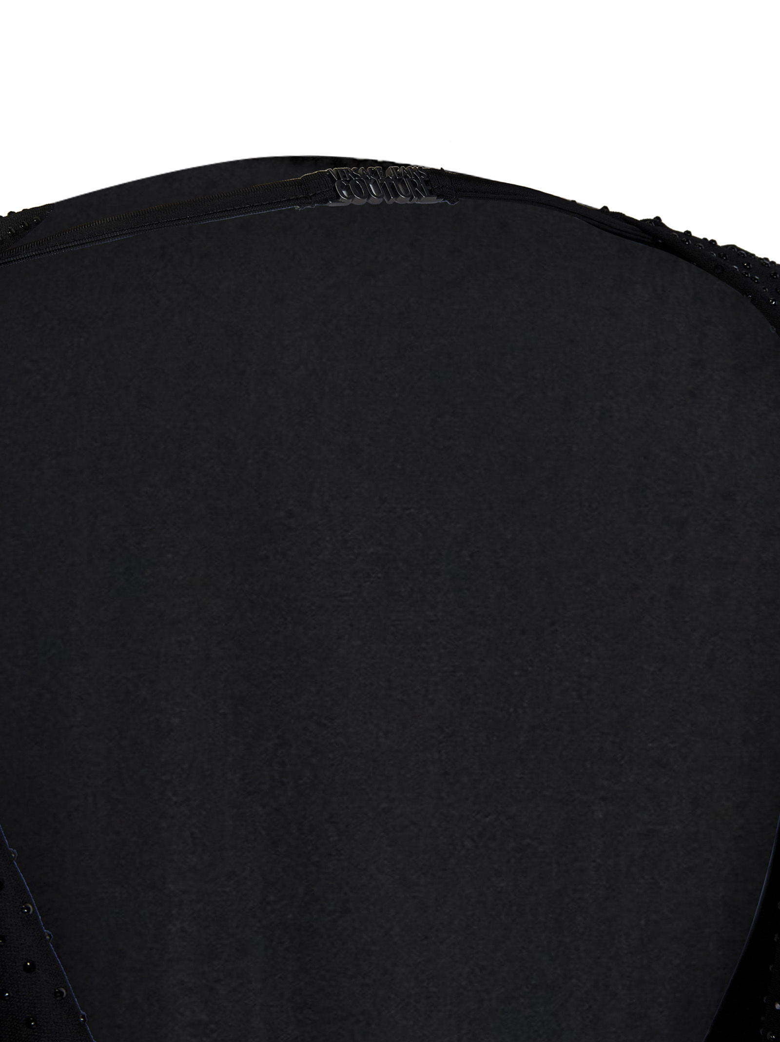 Versace Jeans Rhinestone-embellished Mini Dress In Black