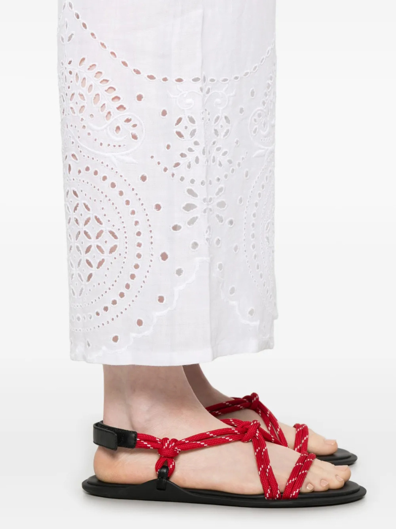Bode Belvoir Trousers In White