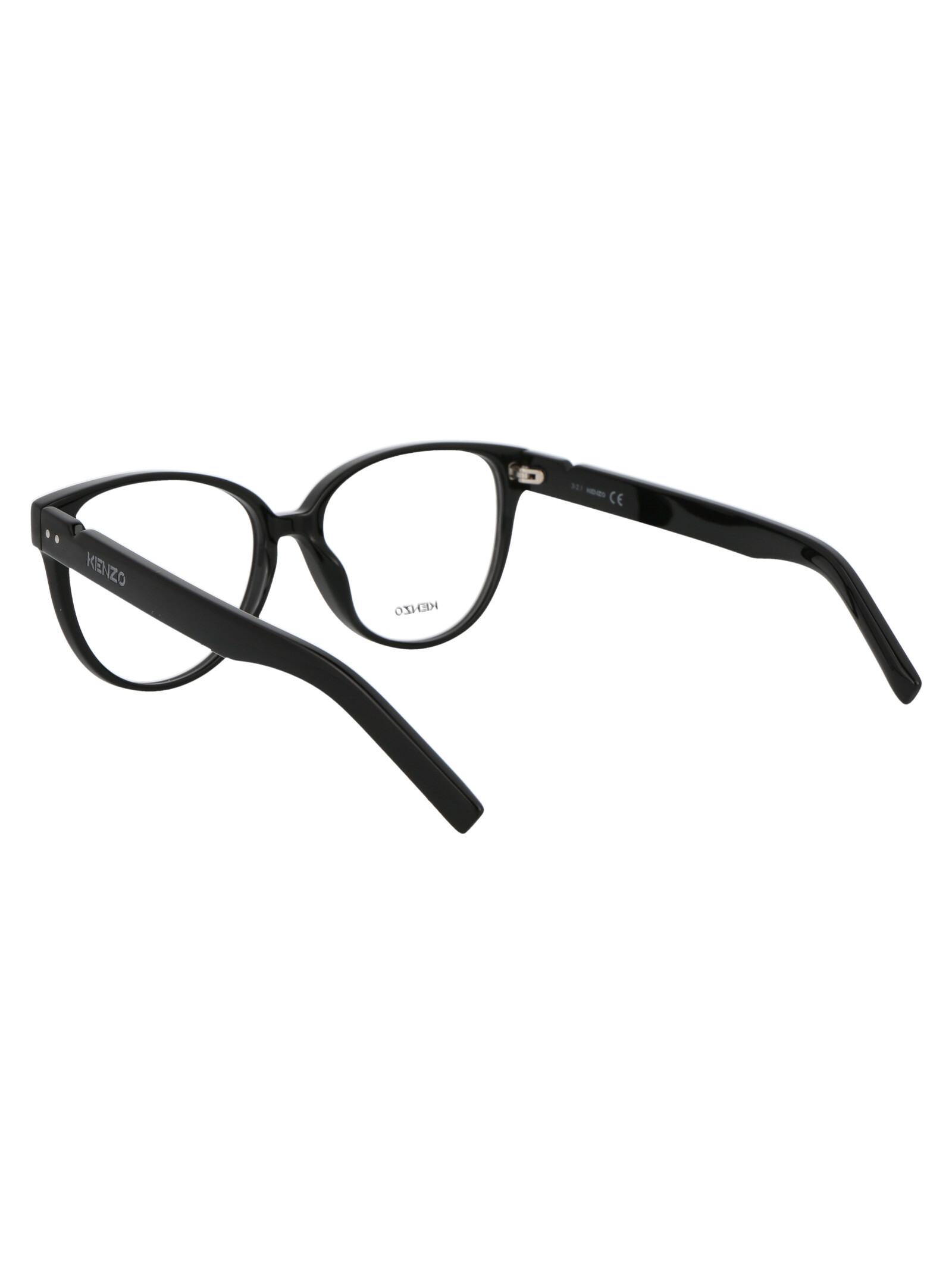 Kenzo Logo Glasses In Black