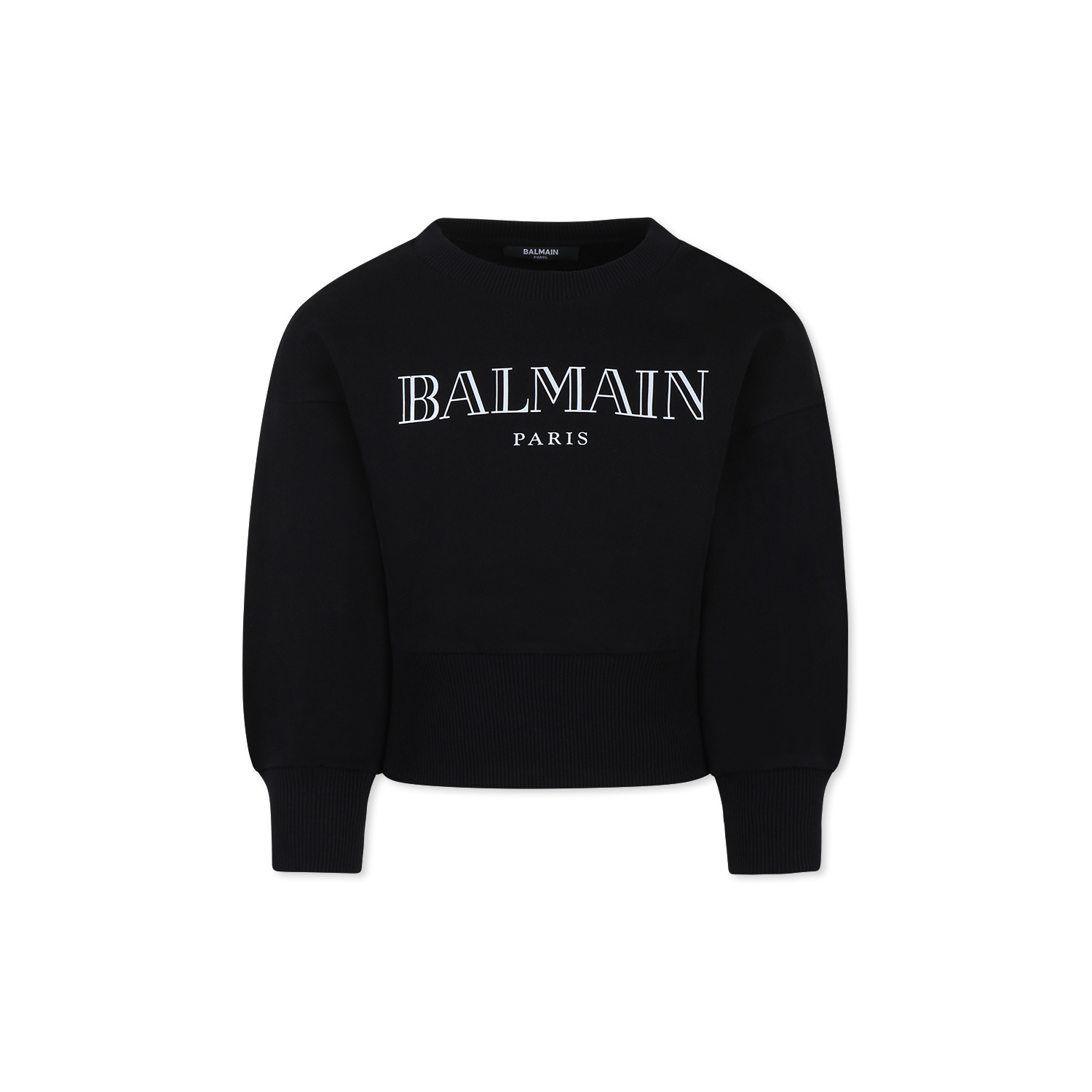 BALMAIN LOGO-PRINT SWEATSHIRT 