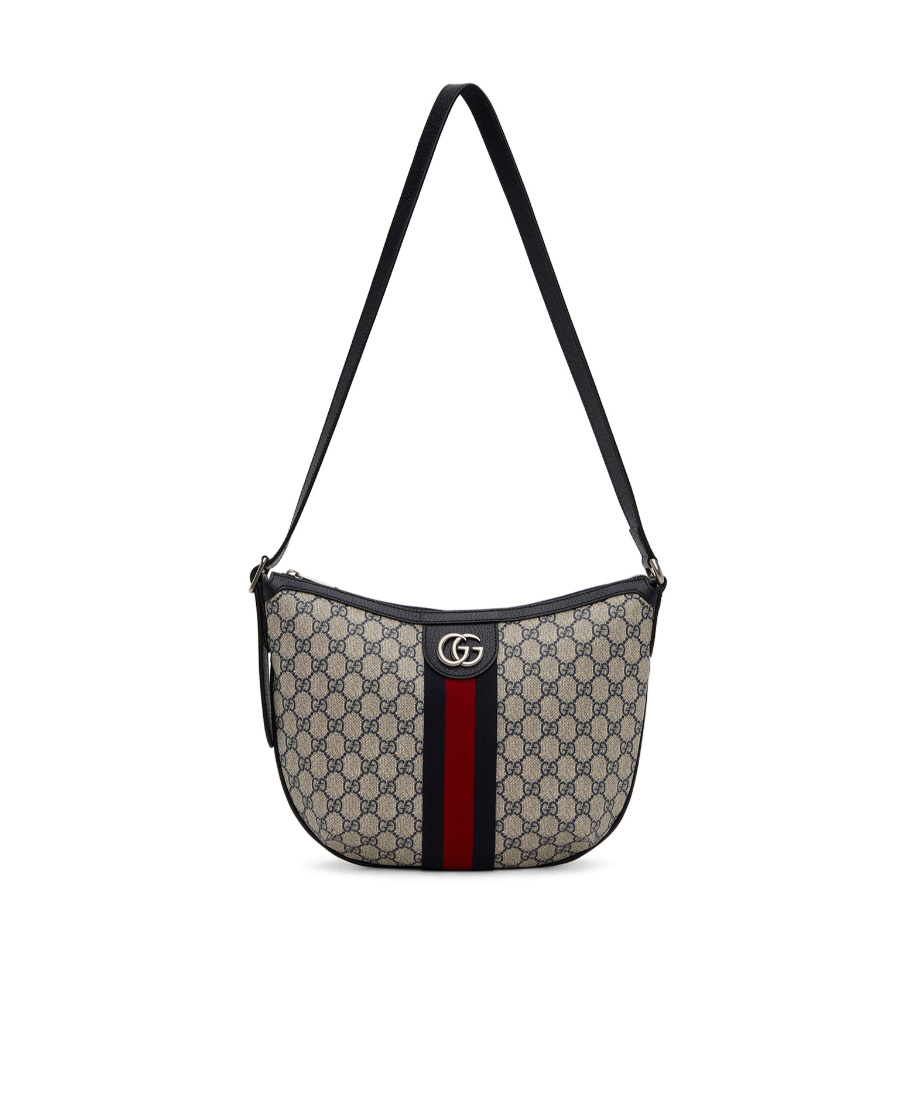 Gucci Ophidia Gg Supreme Shoulder Bag In Black