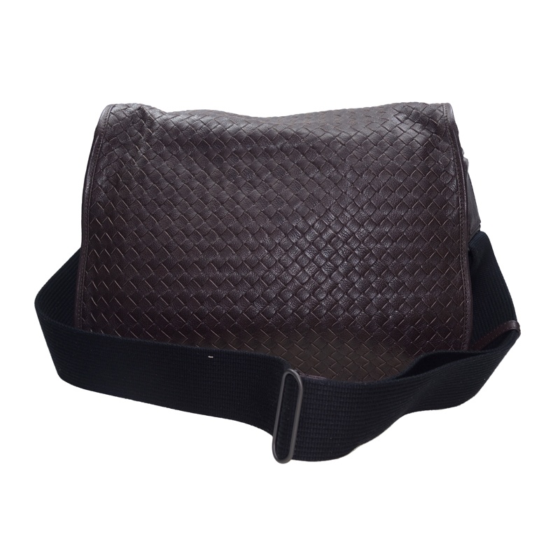 Bottega Veneta Woven Shoulder Bag In Brown