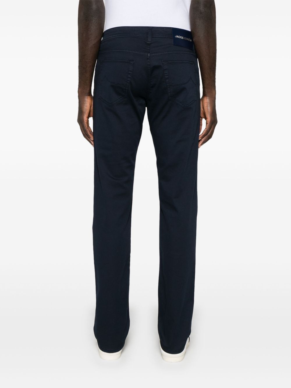 Jacob Cohen Belt-loop Casual Pants In Black