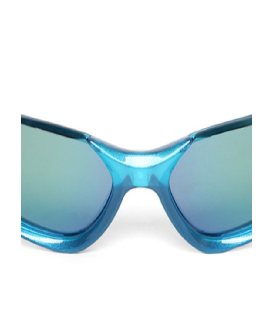 Balenciaga Xpander Cat-eye Frame Sunglasses In Blue