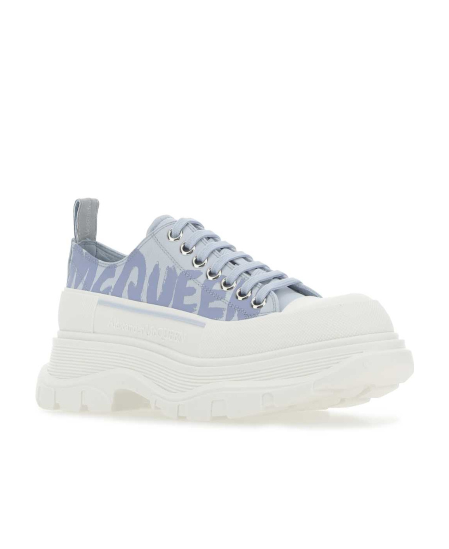 Alexander Mcqueen Tread Slick Chunky Sneakers In Blue