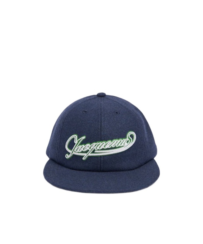Jacquemus Logo Hat In Blue