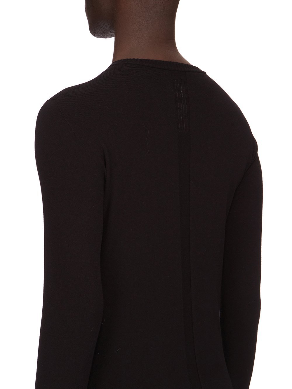 Rick Owens Biker Level Long-sleeve Jumper In Black