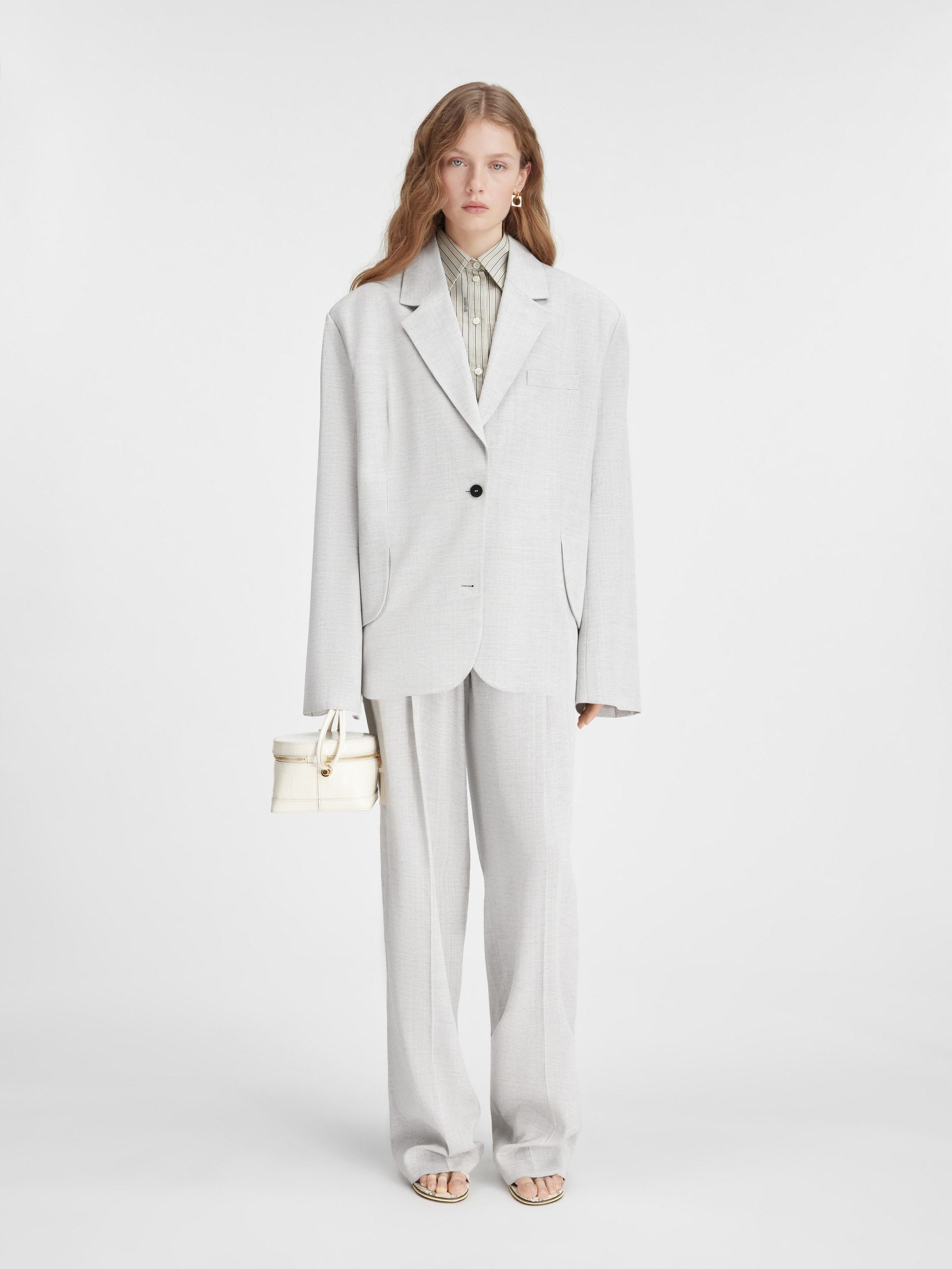 Jacquemus Oversized Blazer In White