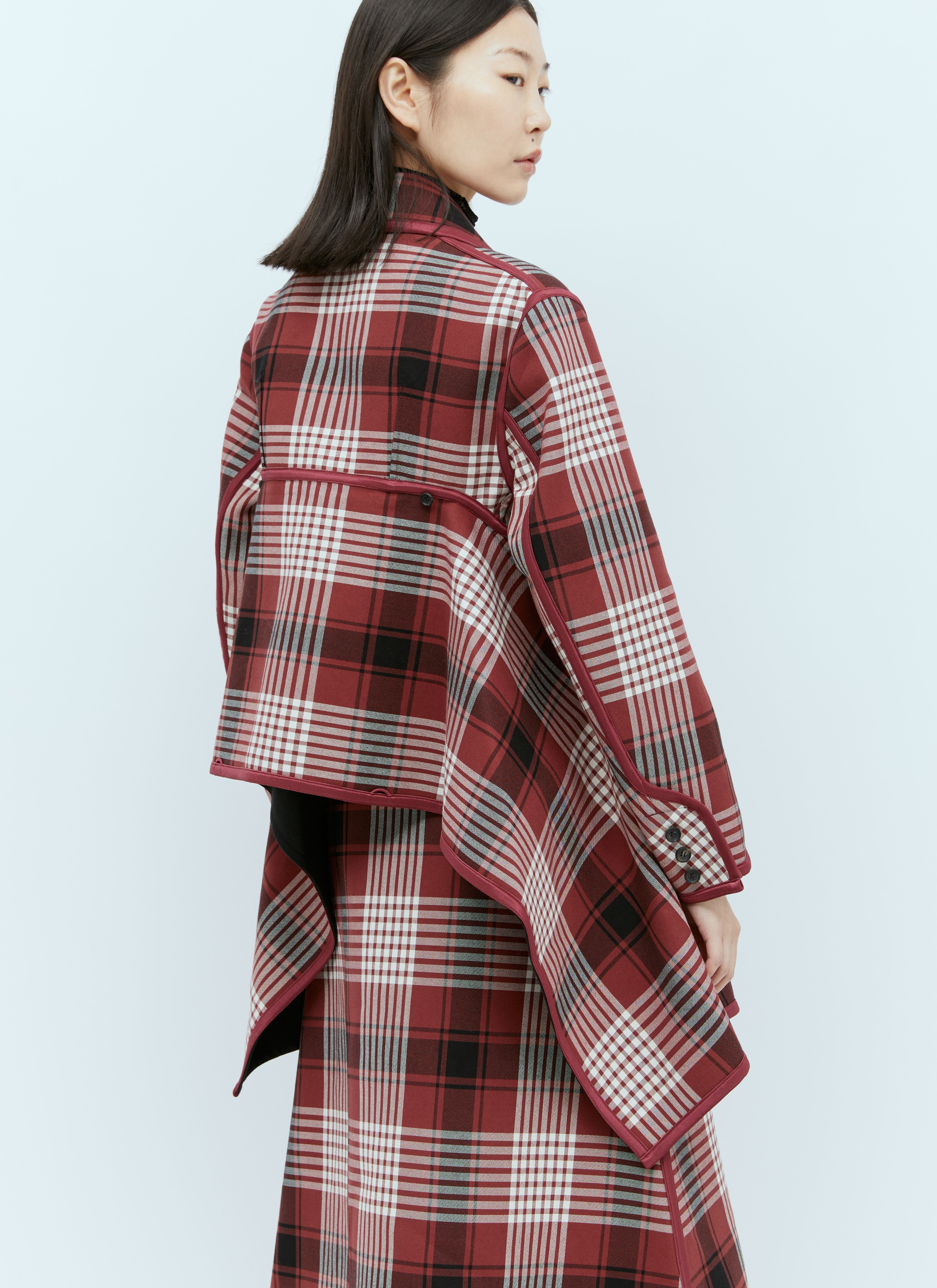 Issey Miyake Long-sleeved Coat In Multicolor