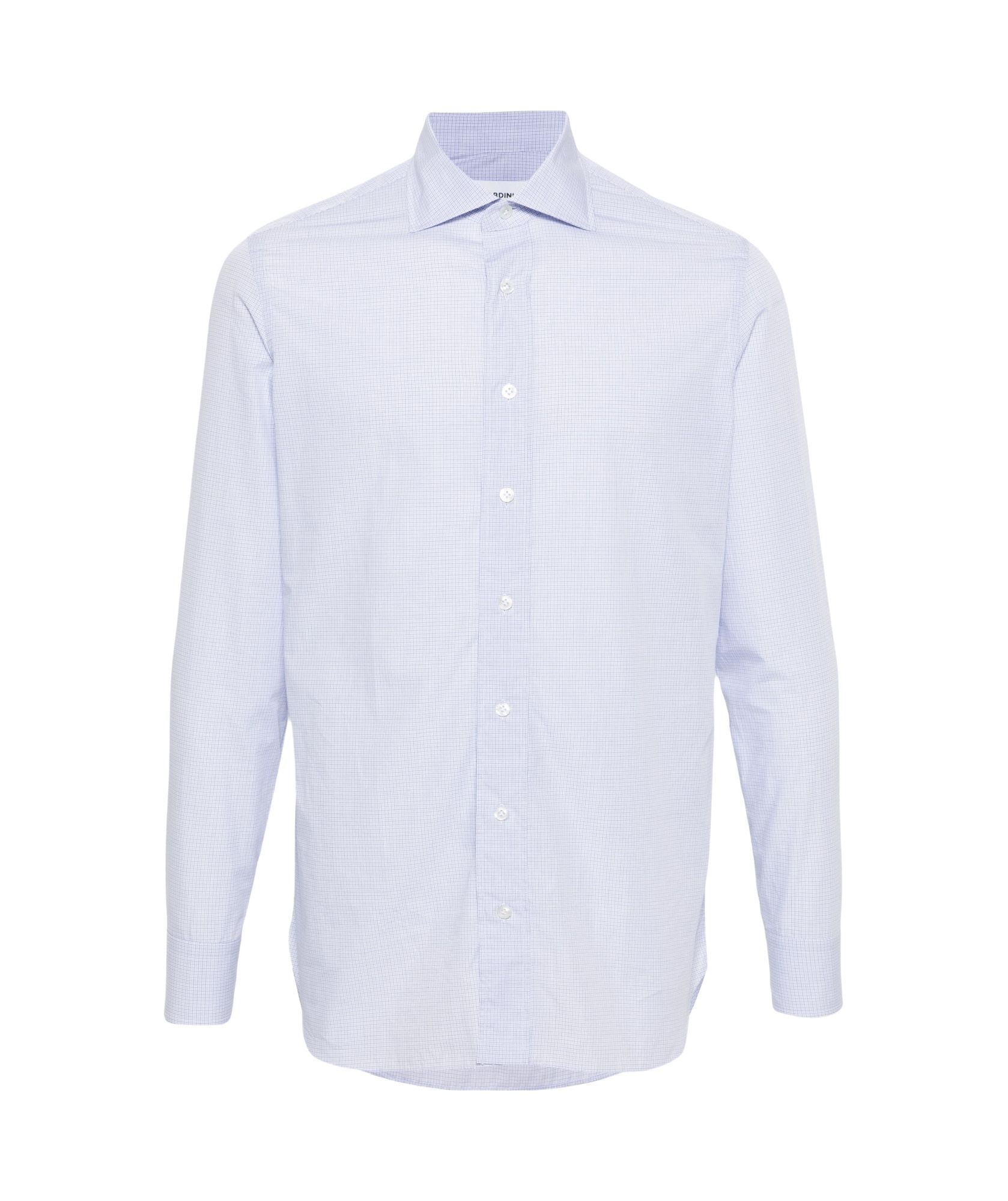 Lardini Check-pattern Shirt In White