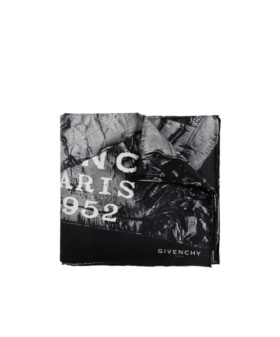 Givenchy Logo Scarf In Black