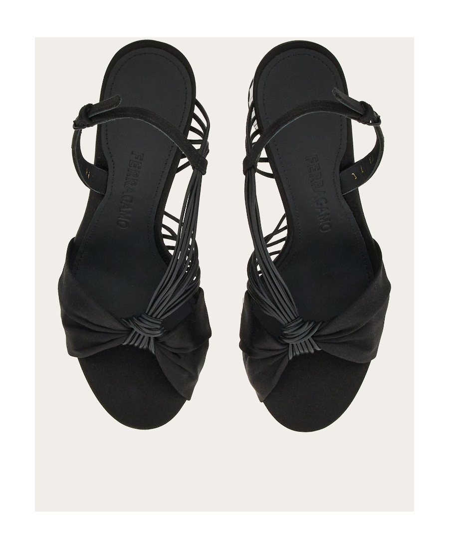 Ferragamo Platform Sandals In Multi