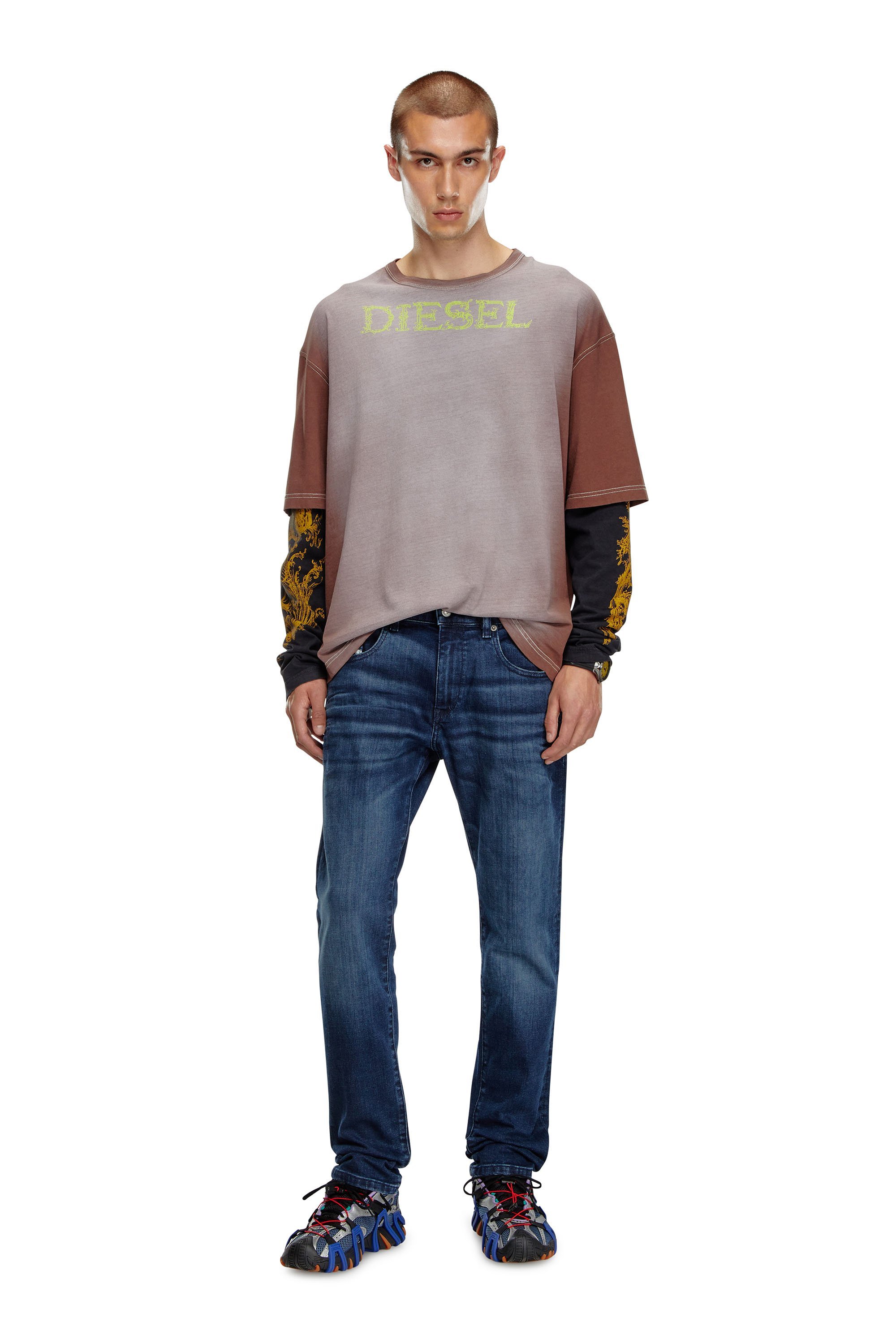 Diesel Jean Droit In Blue