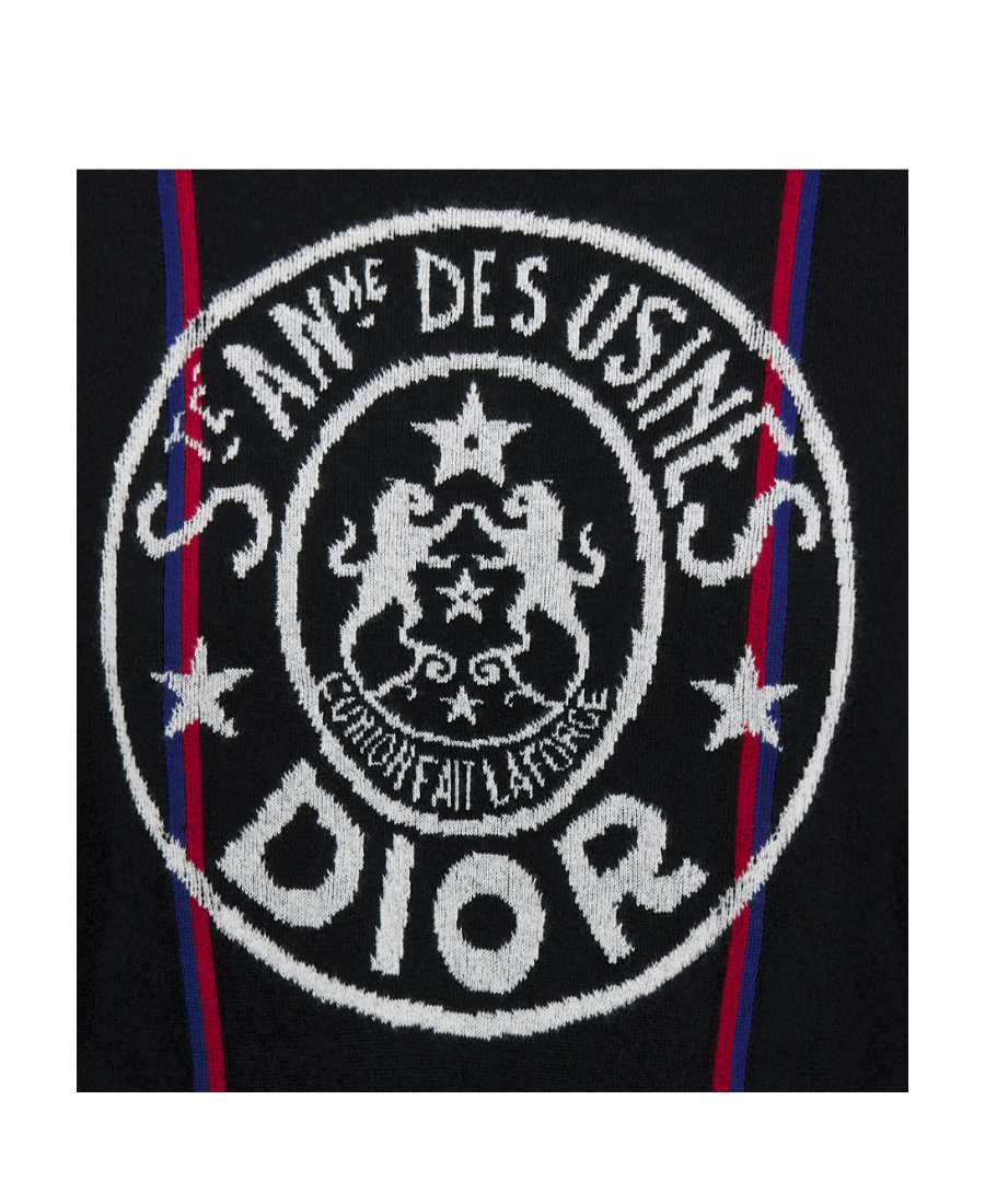 Dior Alps Cashmere Sweater In Black