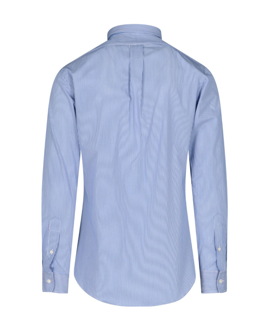 Polo Ralph Lauren Striped Slim Fit Shirt In Blue