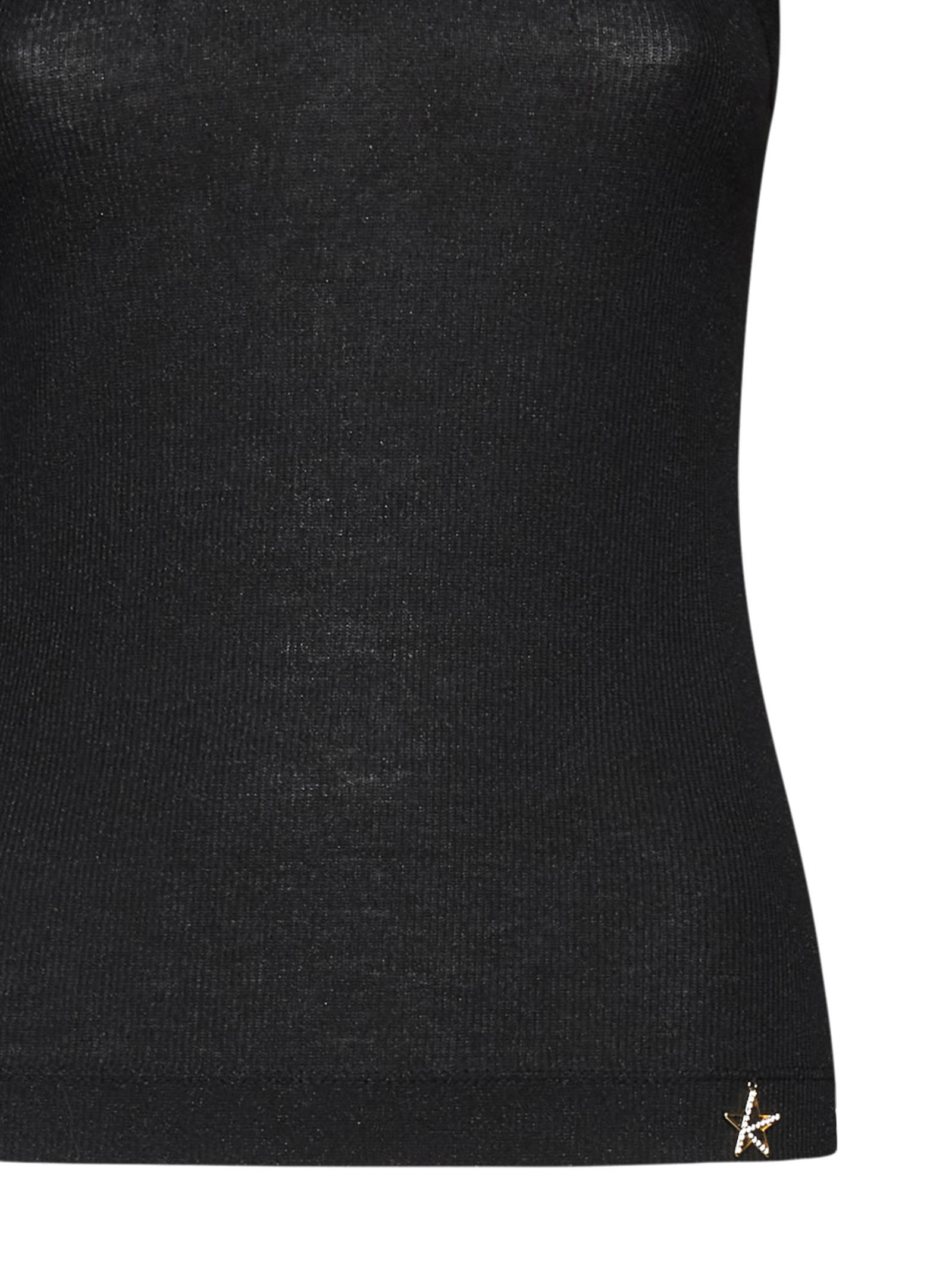 Kaos Embellished Tank Top In Black