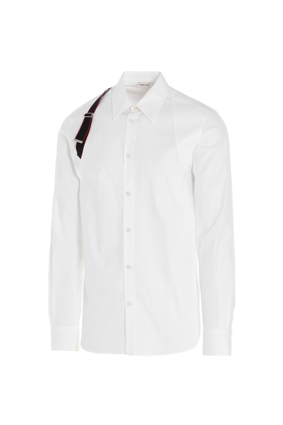 Alexander Mcqueen Signature Harness Shirt In Black