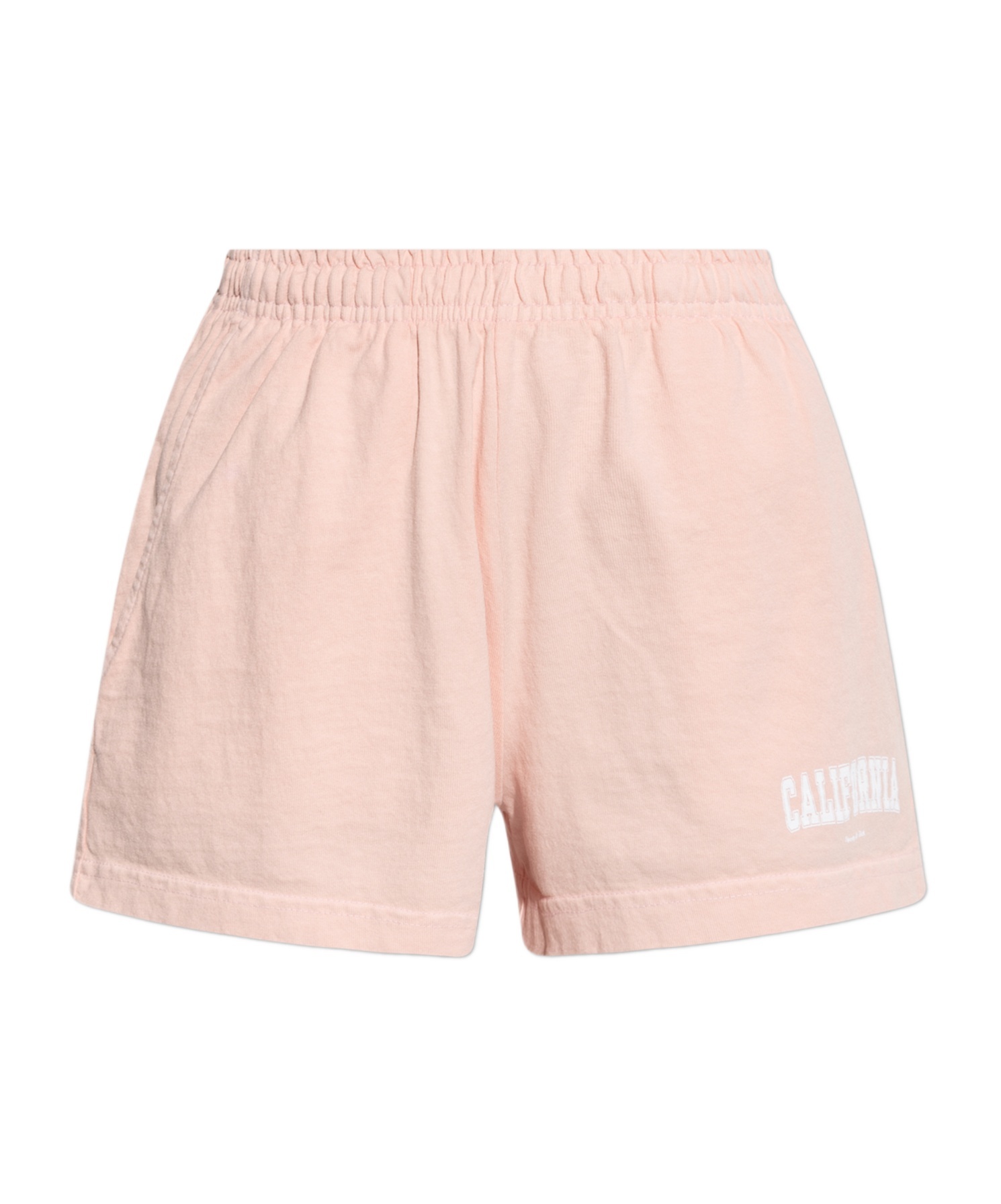 Sporty And Rich Sporty & Rich California Disco Shorts In Nude
