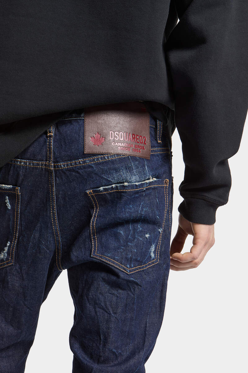 Dsquared2 Dark Rinse Wash Cool Guy Jeans In Black