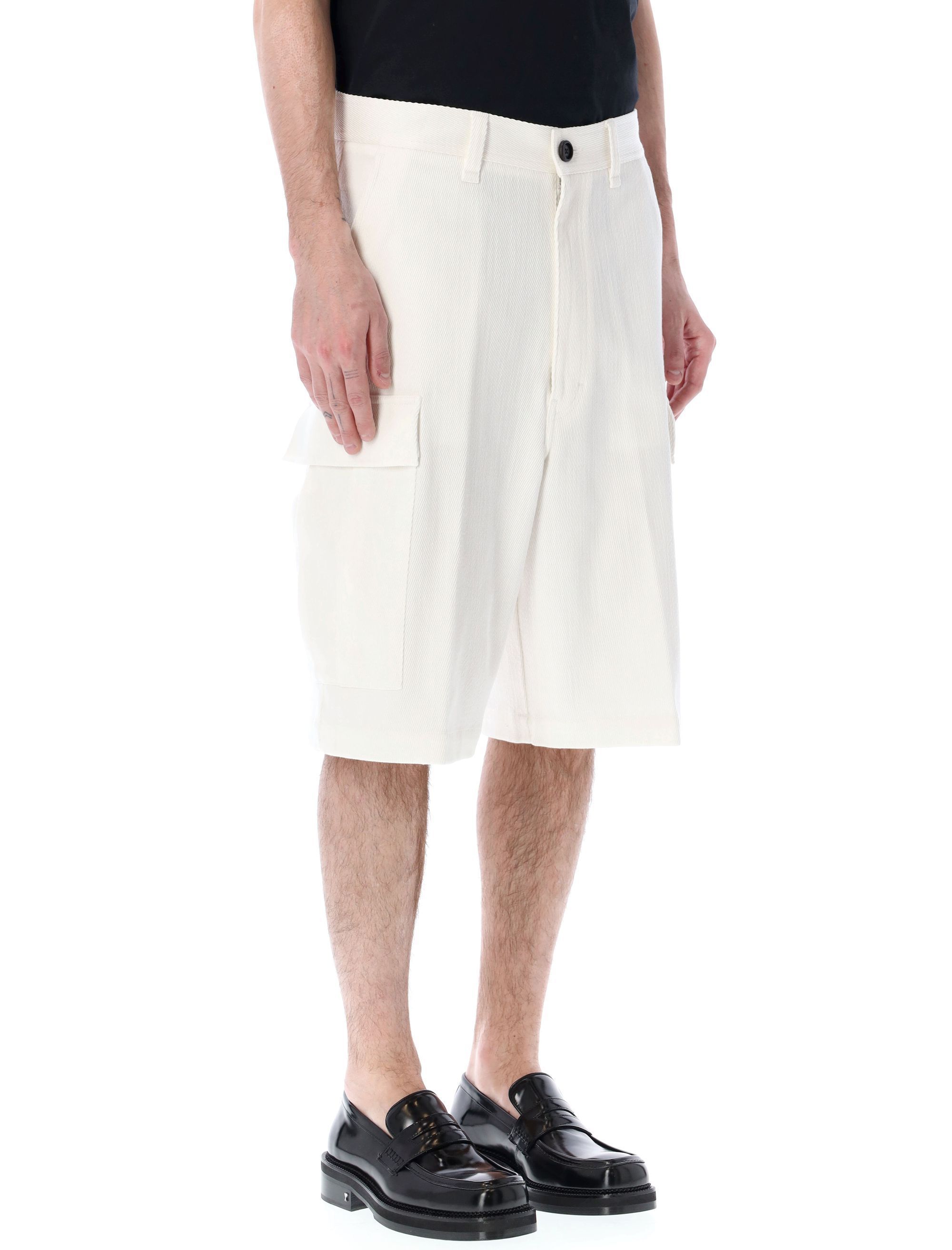 AMI ALEXANDRE MATTIUSSI STRAIGHT-LEG CARGO SHORTS