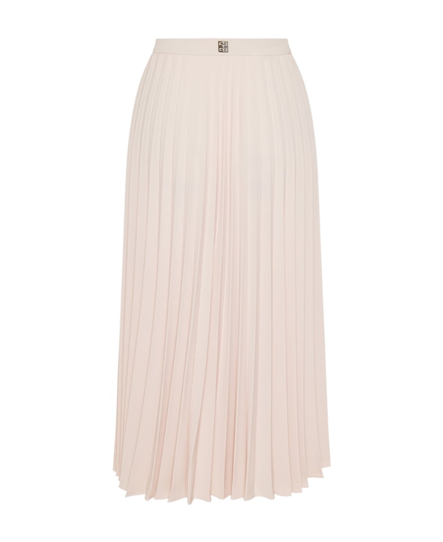 GIVENCHY 4G PLEATED MIDI SKIRT 