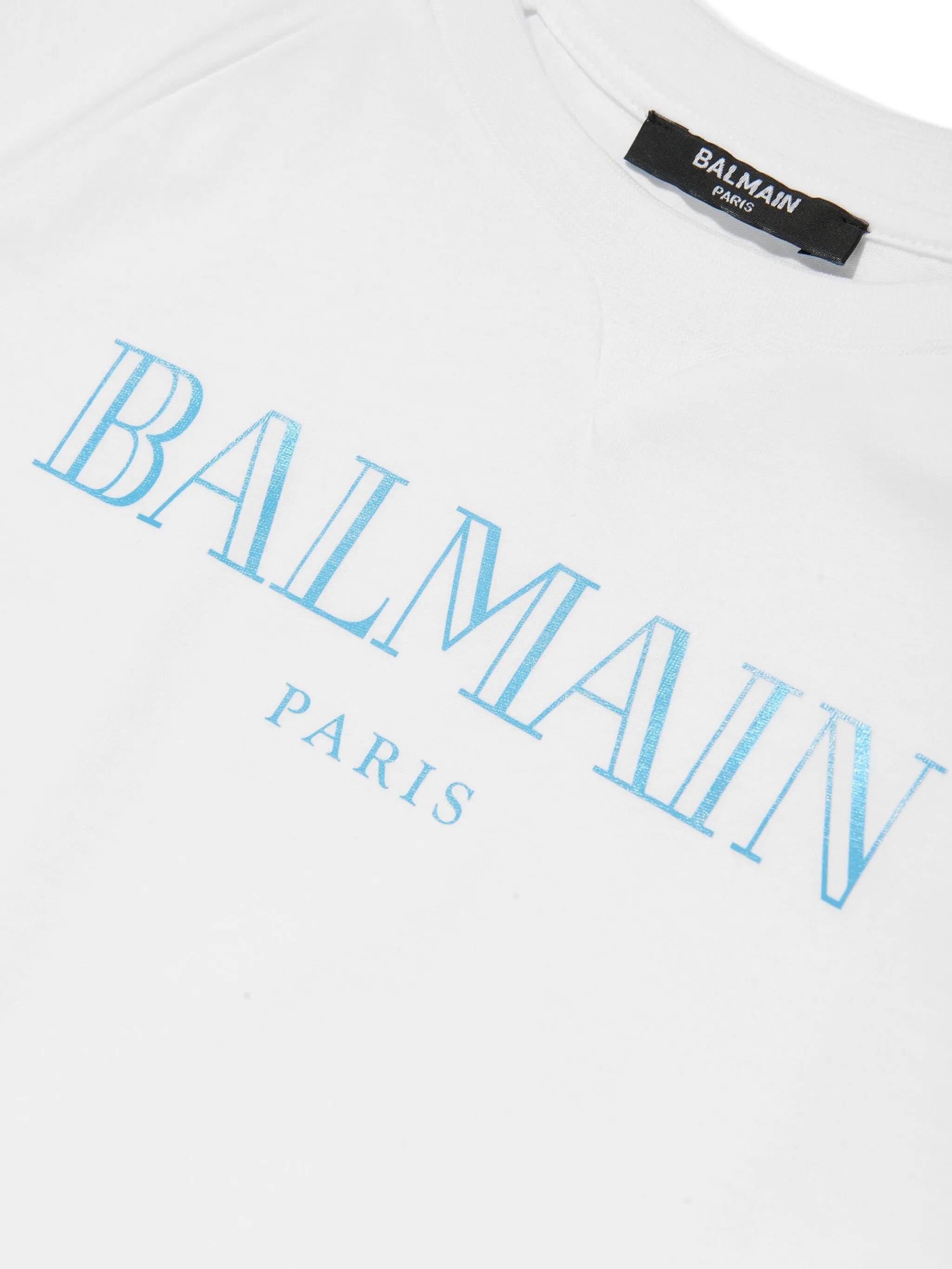 Balmain Cotton T-shirt In White