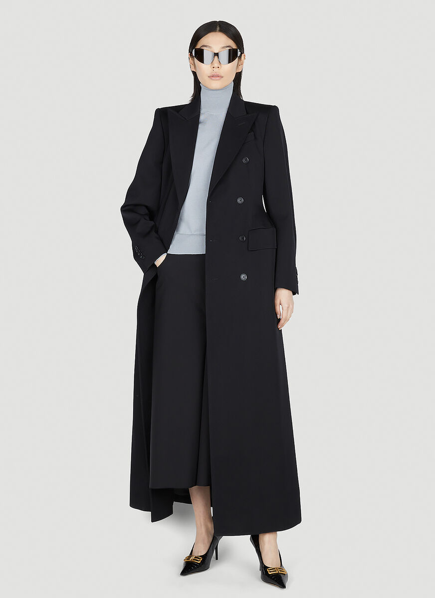 Balenciaga Turtleneck Long-sleeved Jumper In Multicolor