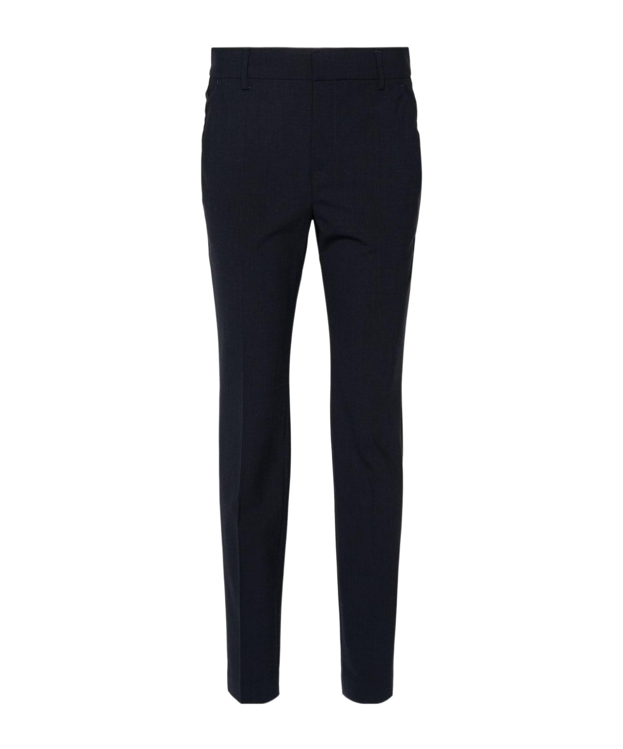 Brunello Cucinelli Slim-cut Cigarette Trousers In Black