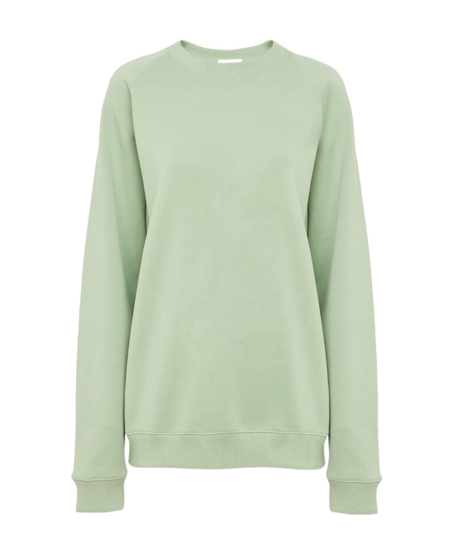 Chloé Logo Sweater In Green