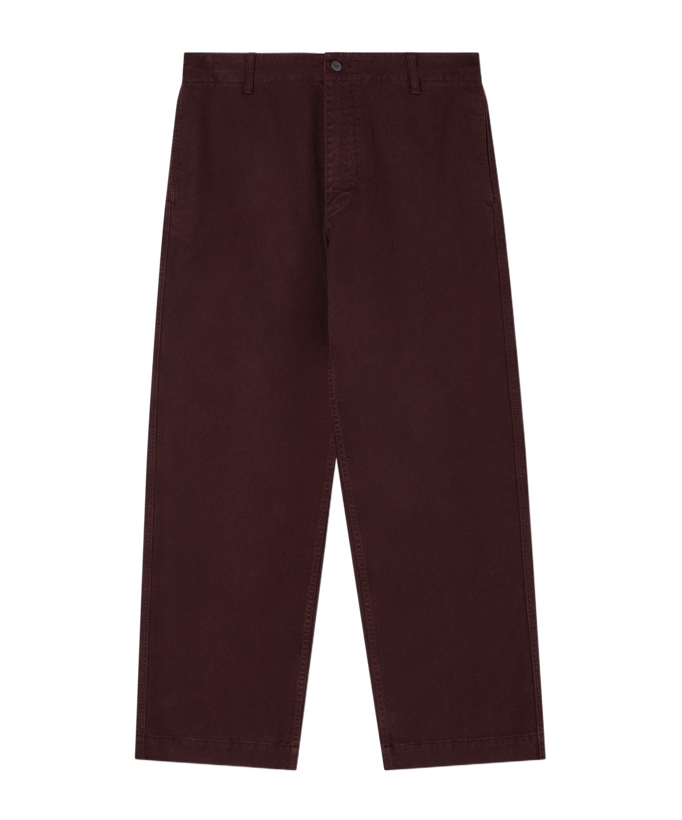 Emporio Armani New York Capsule Collection Drill Trousers In Brown