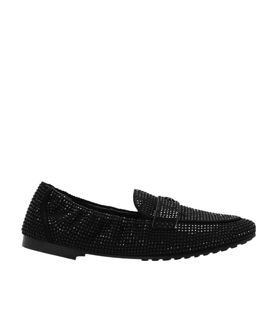 Tory Burch Nappa Leather Ballerina In Black