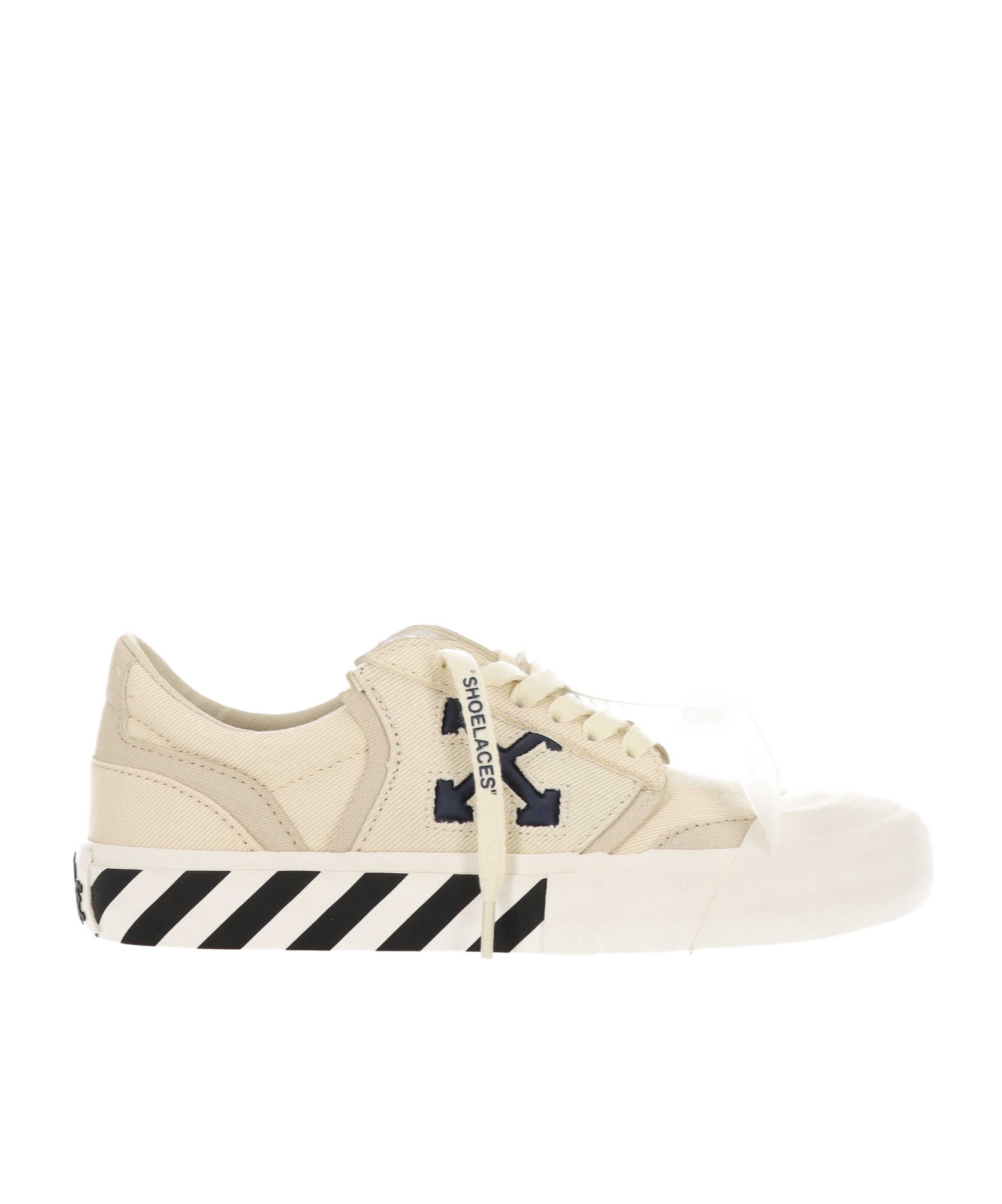 Off-white Lace-up Low-top Casual Shoes In Brown