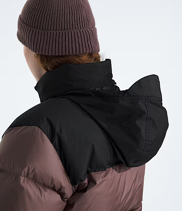 The North Face 1996 Retro Nuptse Jacket Khumbu Climbing School White Dune Nylon Coats Brown In Brown