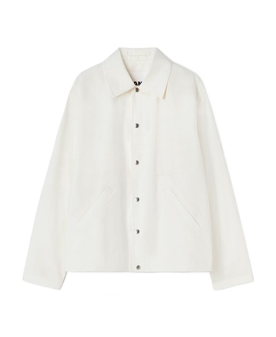 JIL SANDER JIL SANDER LOGO PRINTED LONG-SLEEVED JACKET