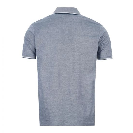 Paul & Shark Logo Details Polo Shirt In Gray