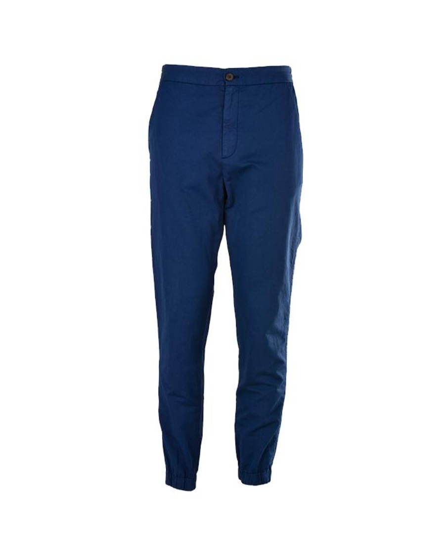 Zegna Straight Casual Pants In Blue