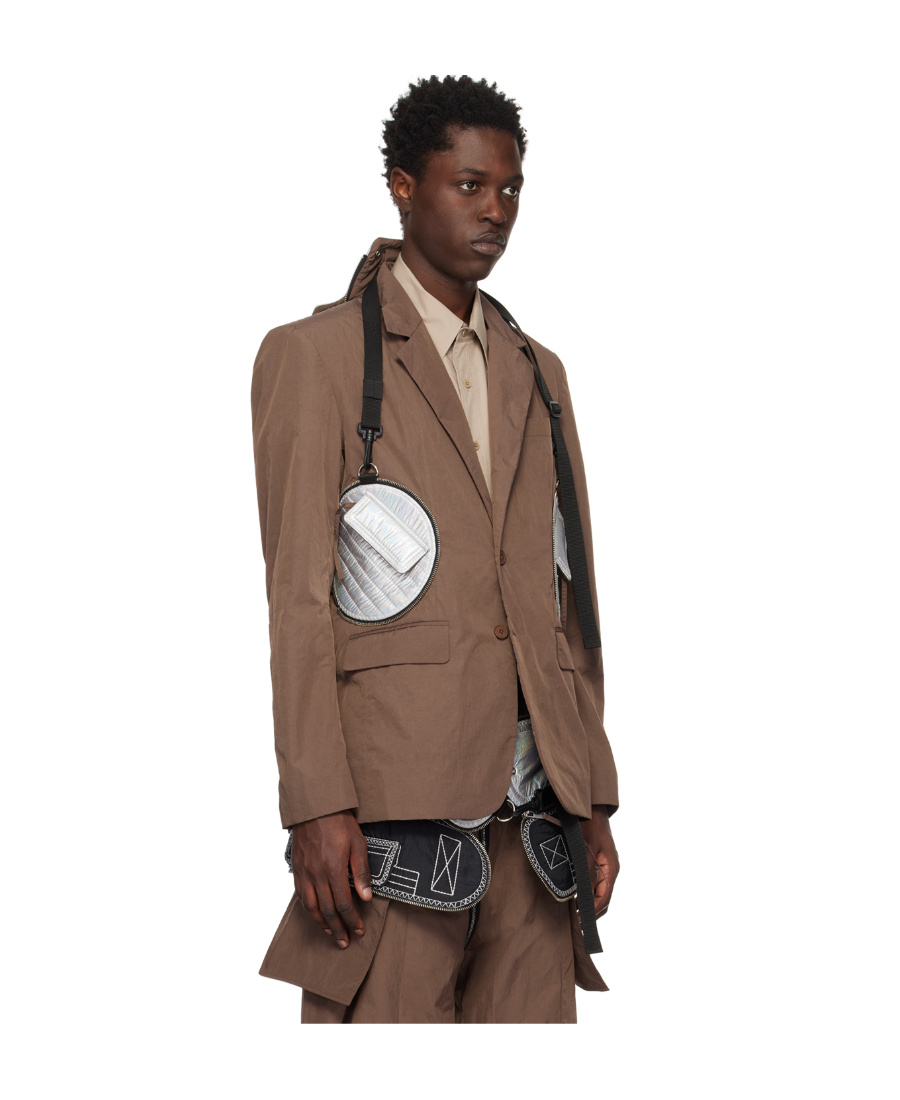 Craig Green Single-breasted Packable Blazer In Brown